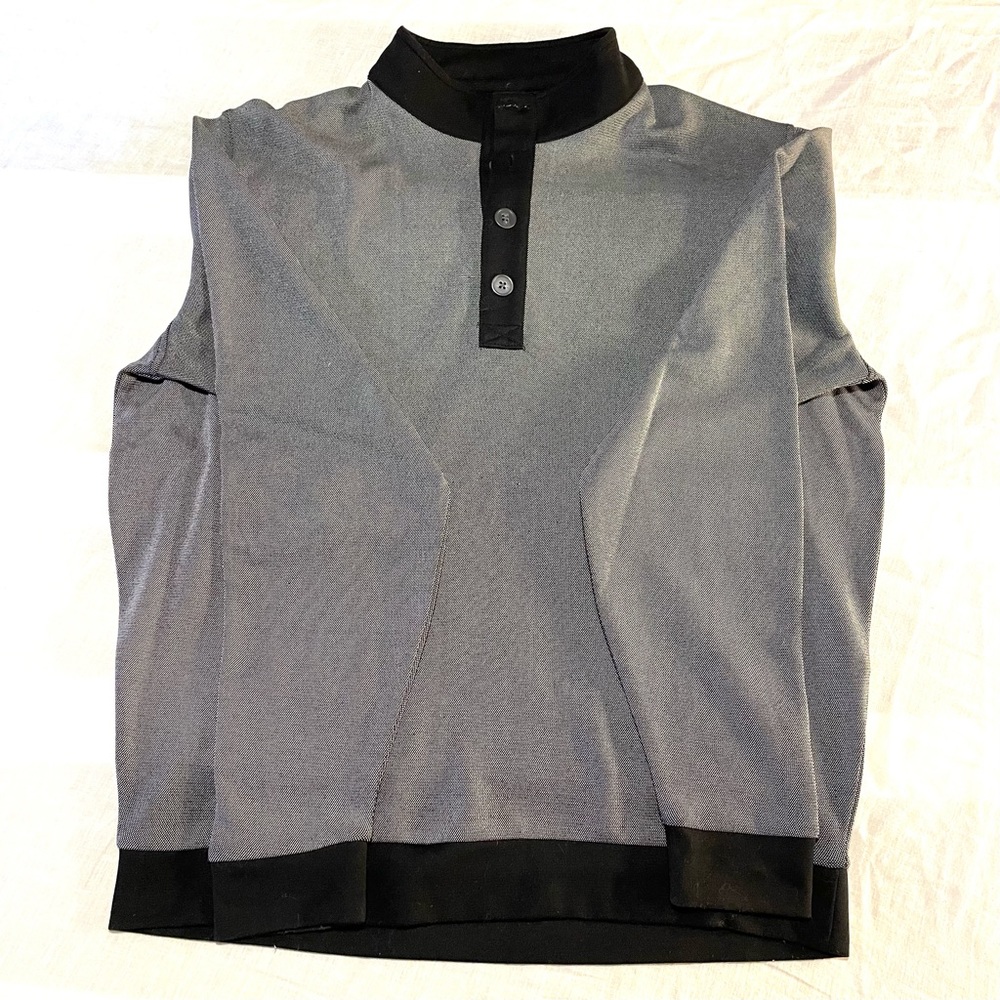 Footjoy button collar pullover